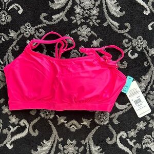 NWT Sunsets Iconic Taylor Bralette Size 34D/36C Hot Pink